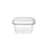 Vaschetta con coperchio rettangolare cc.1000 cm.15x15x8 pp per microonde