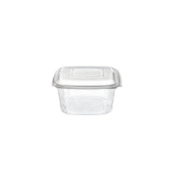 Vaschetta con coperchio rettangolare cc. 500 cm.12x12x8 pp per microonde