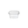 Vaschetta con coperchio rettangolare cc. 500 cm.12x12x8 pp per microonde