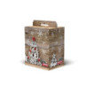 Scatola cartone manigliata cm.28 x20,5x34 natale snowflakes art.90s/v109