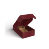 Scatola cartone 2 bottiglie cm.2 0x33x9 bordeaux ondulato stesa cf2s/cbo