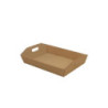 Cesto cartone ondulato avana cm. 31x24,5x6 art.1510w/cav con maniglie