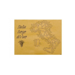 Tovaglia carta paglia stampa italia luogo divino cm.30x40 pz.500