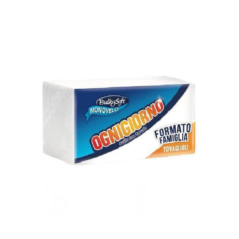 Bulky soft tovaglioli 1 velo cm.33x33 pz.144 bianchi