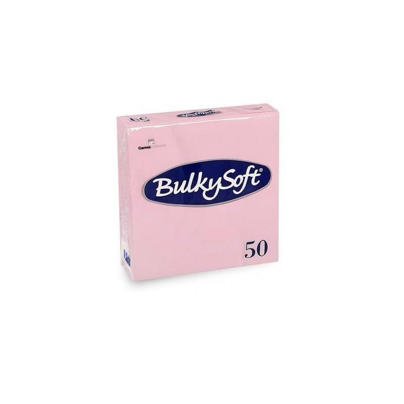Bulky soft tovaglioli 2 veli cm.33x33 pz.50 rosa