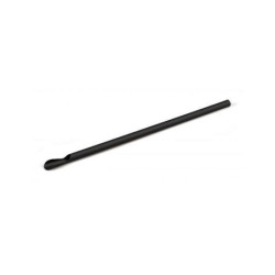 Cannucce biodegradabili a cucchi aio mm.6x21 nero pz.250