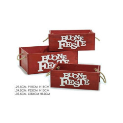 Cassette legno confezione...