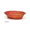 Cesto rettangolare con manici cm .46x34x12 art.434854 oro/rosso