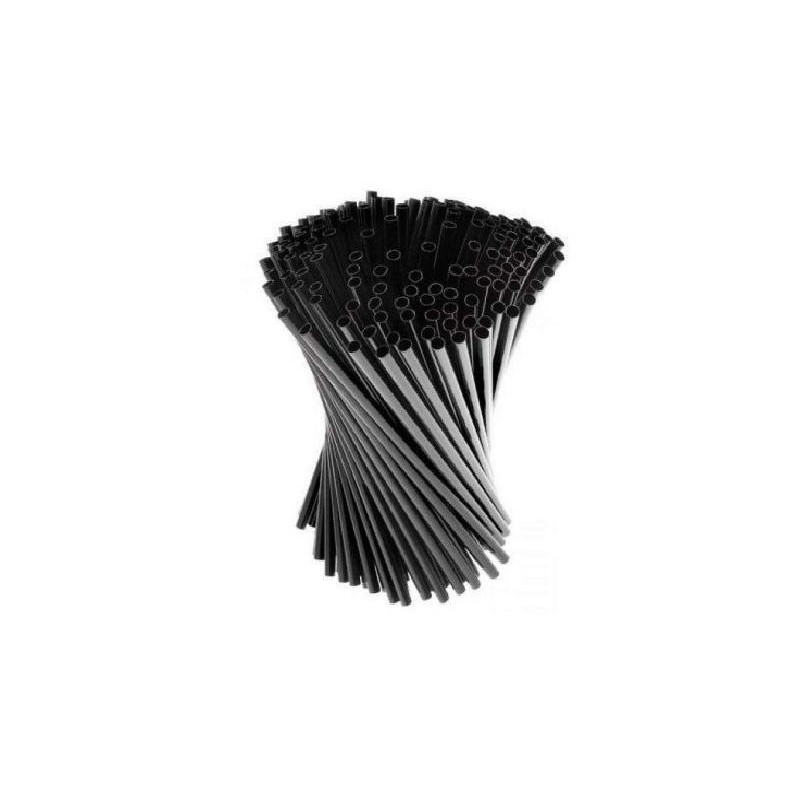 Cannucce biodegradabili pla mm.7x13 nero pz.250