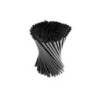 Cannucce biodegradabili pla mm.7x21 nero pz.250