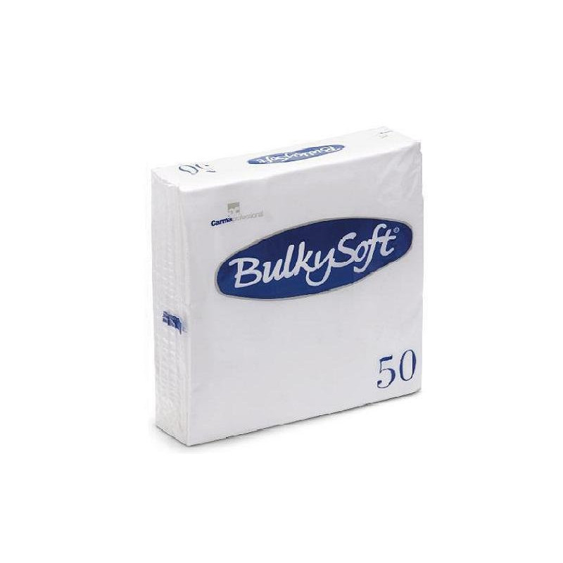 Bulky soft tovaglioli 2 veli cm.38x38 pz.50 bianchi