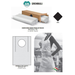 Grembiuli in tnt bianchi cm...