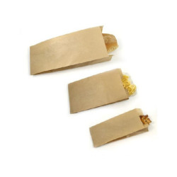 Sacchetti carta avana eco cm.25x50 per alimenti