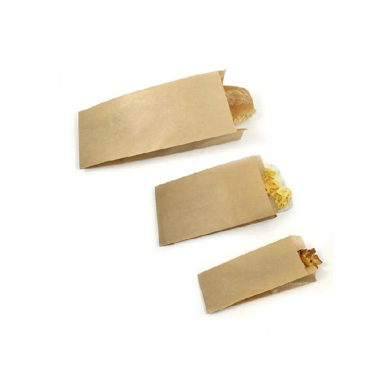 Sacchetti carta avana eco cm.25x50 per alimenti