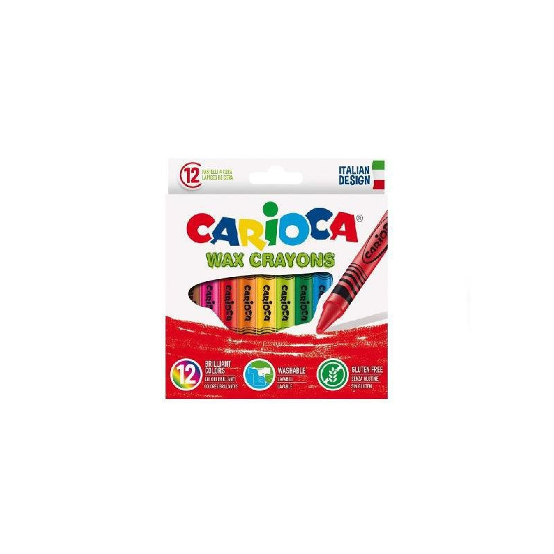 Carioca pastelli cera pz. 12