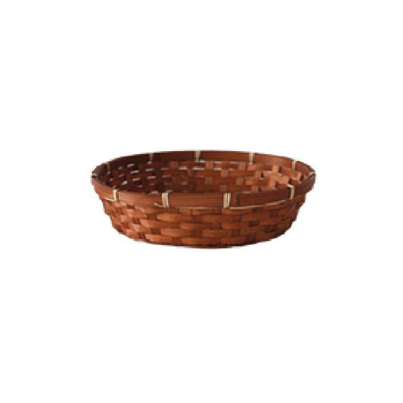 Cesto ovale con manici cen01197 cm.30x25x7 bambu
