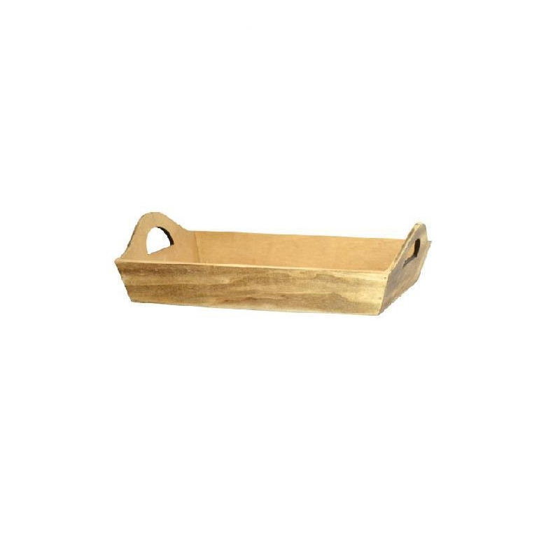 Cassetta legno marrone cm.36x27x 6 art.casl2450