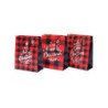 Borsa carta natale cm.26+9x32 ch ristmas tartan shm103mix
