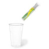 Bicchieri plastica biodegradabile pla cc.575 tacca 0,40 pz.50 aristea