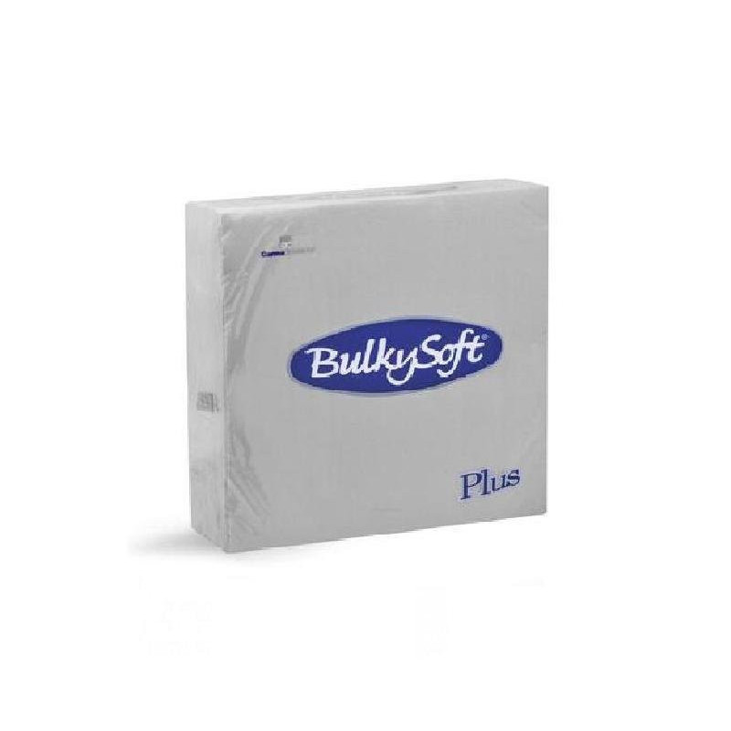 Bulky soft tovaglioli 2 veli cm.38x38 plus pz.40 grigio