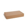 Scatola cartone 6 bottiglie cm.5 6x33x9 avana ondulato stesa art.cf6s/cav
