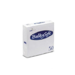 Bulky soft tovaglioli 2 veli cm.33x33 pz.50 bianchi