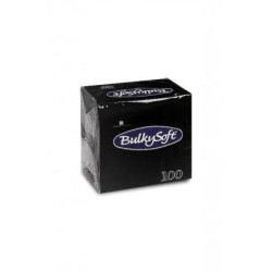 Bulky soft tovaglioli 2 veli cm.24x24 pz.100 nero