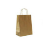 Borsa carta duplex cm.26+12x36 manico intrecciato oro
