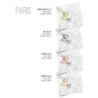 Tovaglia carta a secco cm.100x10 0 paris verde lime