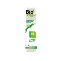 Coltelli plastica biodegradabile mater-bi pz.15 biotable