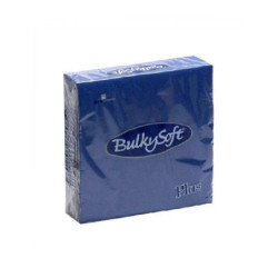 Bulky soft tovaglioli 2 veli cm.38x38 plus pz.40 blu