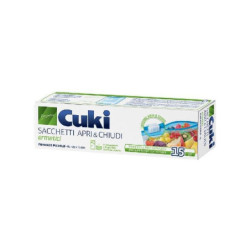 Cukigel sacchetti freezer cm.20x15 pz.15 apri e chiudi riutilizzabili