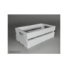 Cassetta legno bianca cm.23x13x8 art.639419