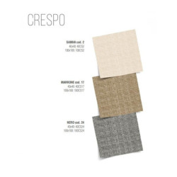 Tovaglia carta a secco cm.50x120 tete a tete crespo nero