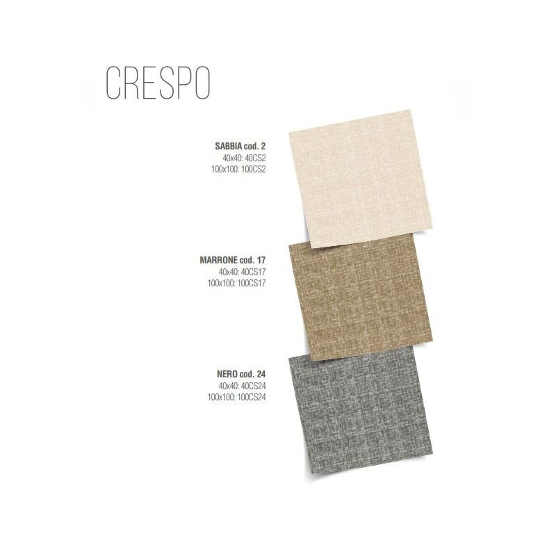 Tovaglia carta a secco cm.50x120 tete a tete crespo nero