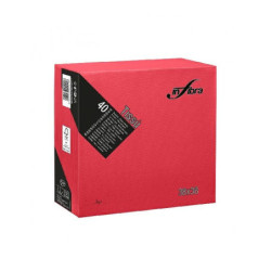 Infibra tovaglioli carta 2 veli cm.38x38 pz.40 rosso