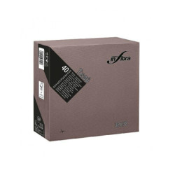 Infibra tovaglioli carta 2 veli cm.38x38 pz.40 cacao