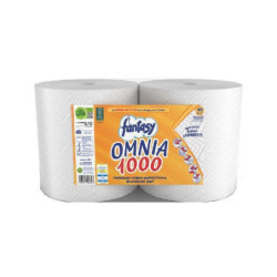 Fantasy bobina carta omnia 1000 2 veli 440 strappi pura cellulosa kg1,25
