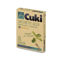 Cukigel sacchetti freezer mater- bi cm.23x32 pz.15 medio
