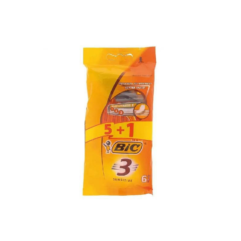 Bic rasoi sensitive 3 lame pz.5+ 1