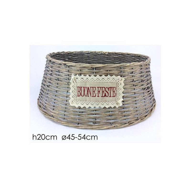 Cesto rotondo base albero diam.4 5x20 grigio art.434886