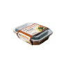Contenitori alluminio terracotta 6 porzioni (6p) pz.2 con coperchio