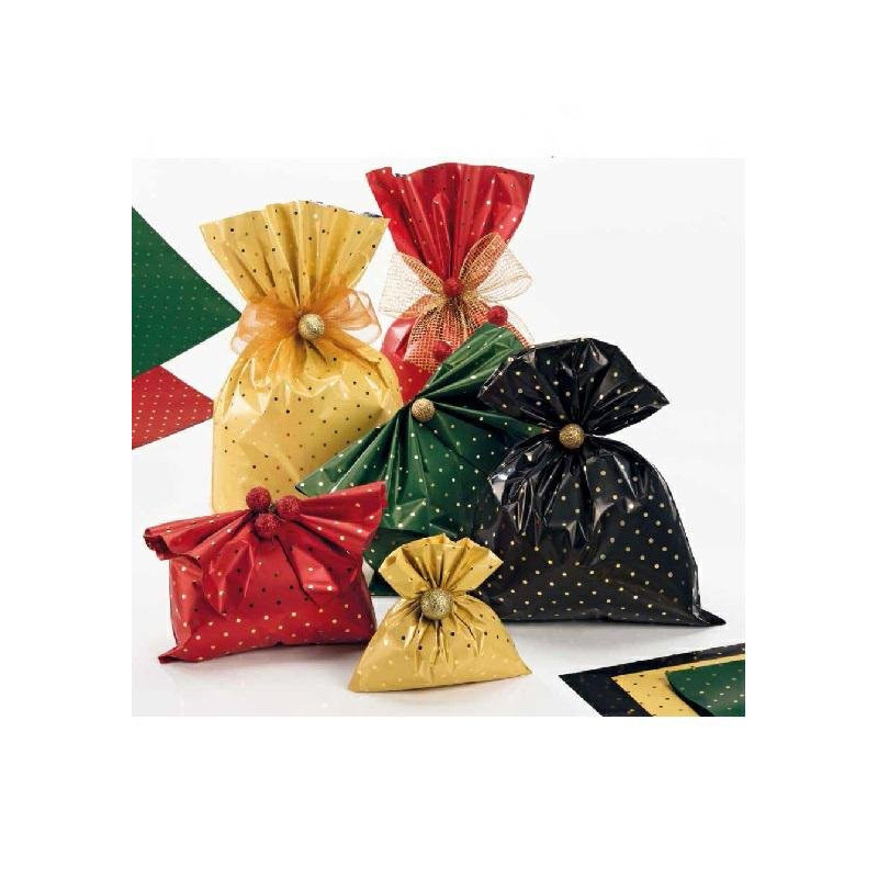 Sacchetto metallizzato cm.20x35 amore