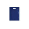 Shopper plastica one color manic o fagiolo cm.40+16x48 blu shp113b
