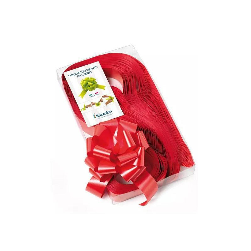 Nastri fiocchi strip mm.30 pz.30 rosso 78