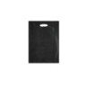 Shopper plastica one color manic o fagiolo cm.40+16x48 nero shp113n
