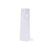 Borsa carta 1 bottiglia cm.10+9x 39 lusso bianco shb881w