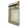 Vassoi cartone oro cm.28x20 + trinati pz.3 per alimenti art.514901