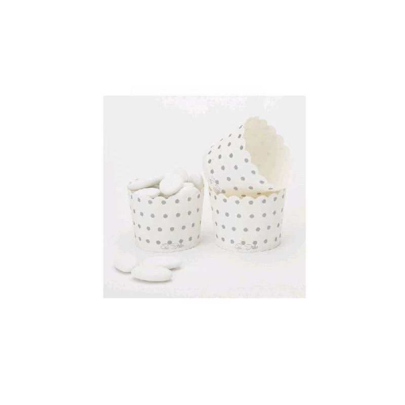 Pirottini cm.5x4,5 pois oro pz. 20 art.41289