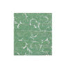 Tovaglia carta a secco cm.100x10 0 oro verde